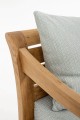 Elegancka sofa ogrodowa 2-3 osobowa Karuba błękitna