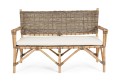 Sofa ogrodowa 2 osobowa z rattanu Tarifa