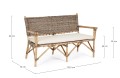 Sofa ogrodowa 2 osobowa z rattanu Tarifa