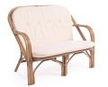 Sofa ogrodowa 2 osobowa z rattanu New Golf
