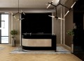 Lampa Candelabr 6 czarna Moosee
