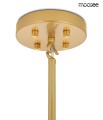 Lampa wisząca Candelabr 10 złota Moosee