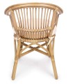 Krzesło jadalniane ogrodowe z rattanu New Barina