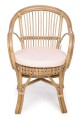 Krzesło jadalniane ogrodowe z rattanu New Barina