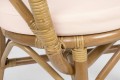 Krzesło jadalniane ogrodowe z rattanu New Athina