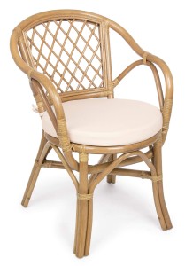 Krzesło jadalniane ogrodowe z rattanu New Athina
