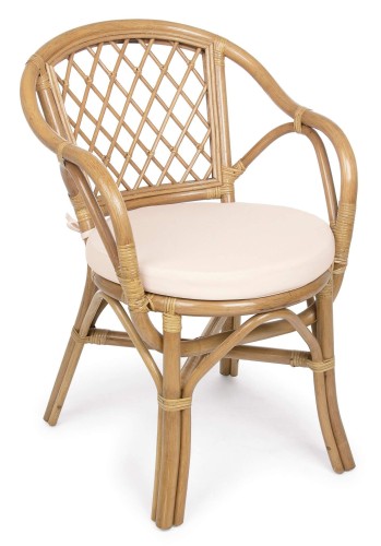 Krzesło jadalniane ogrodowe z rattanu New Athina