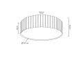 Lampa sufitowa Crown glamour Moosee