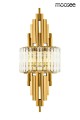 Lampa ścienna Towers złota Moosee
