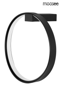 Lampa ścienna Circle Wall czarna Moosee