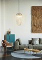 Lampa wisząca Murano S chrom