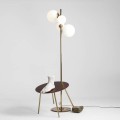 Lampa podłogowa BLOOM złota