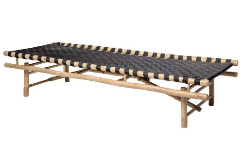 Leżak ogrodowy z bambusa Vida Bloomingville