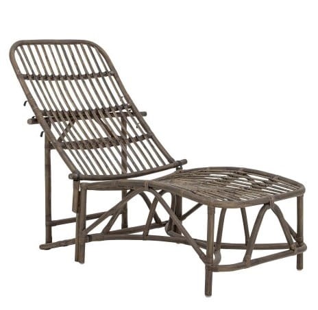 Leżak ogrodowy z rattanu Dione Bloomingville