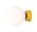 Lampa ścienna lub sufitowa BALL musztardowa