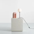 Lampka stołowa PINNE fioletowa