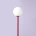 Lampa podłogowa PINNE bordowa