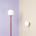 Lampa podłogowa PINNE bordowa