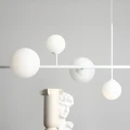Lampa wisząca DIONE 6 biała