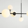 Lampa wisząca DIONE 9 kul czarna