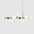 Lampa wisząca DIONE 9 kul czarna