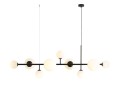 Lampa wisząca DIONE 9 kul czarna