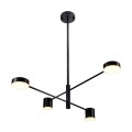 Lampa wisząca Clex-4 LED czarna