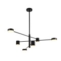 Lampa wisząca Clex-6 LED czarna