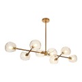 Lampa wisząca Cosmic 8 złota 