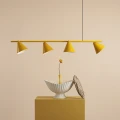 Nowoczesna lampa wisząca nad stół FORM żółta