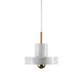 Lampa wisząca Universo biały marmur