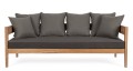Elegancka sofa 3 osobowa Kobo antracytowa