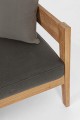 Elegancka sofa 3 osobowa Kobo antracytowa