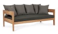 Elegancka sofa 3 osobowa Kobo antracytowa