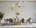 Lampa wisząca RING 40 złota