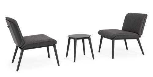 Zestaw ogrodowy Isabela antracytowy