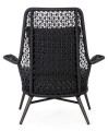 Fotel ogrodowy Cristobal antracytowy