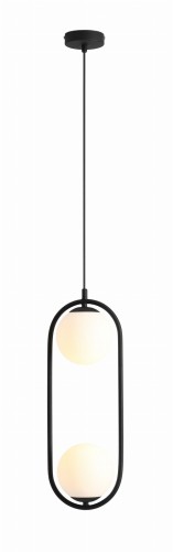 Lampa wisząca z kulami RIVA czarna