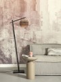 Lampa podłogowa mała BHUTAN czarna