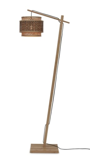 Lampa podłogowa mała BHUTAN  naturalna