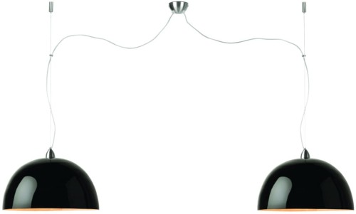 Lampa wisząca Halong podwójna czarna