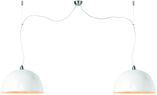 Lampa wisząca Halong podwójna biała