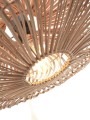 Lampa wisząca ZANZIBAR rattanowa naturalna
