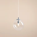 Lampa wisząca kula GLOBE niebieska