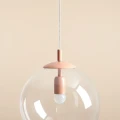 Lampa wisząca kula GLOBE koralowa