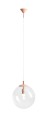Lampa wisząca kula GLOBE koralowa