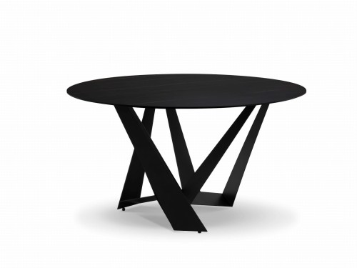 Okrągły stół jadalniany Salerne czarny