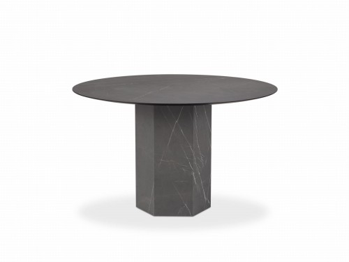 Stół na jednej nodze Sahara antracytowy