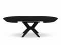 Drewniany stół Virginia 130 czarny dąb