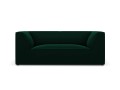 Sofa Ruby 2-osobowa butelkowa zieleń aksamit